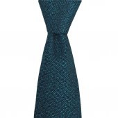 Brianze Armürlü Desen Turkuaz Mendilli Kravat thumbnail 1