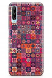 Huawei P Smart Pro 2019 Kılıf Patchwork Serisi Fiona - 1