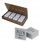 Ahşap Kutuda 24 Adet Çikolata İsme Özel İyi ki Doğdun Doğumgünü - 1