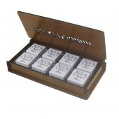 Ahşap Kutuda 24 Adet Çikolata İsme Özel İyi ki Doğdun Doğumgünü - 3