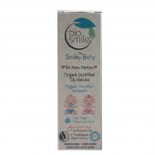 Bio Smile Organik Diş Macunu - Aloe Vera & Muz Aromalı Bebek Diş Macunu 0-3 Yaş 50 ml - 1