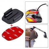 Sjcam Uyumlu Düz Zemin 3M Yapıştırma Aparatı - 4