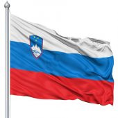 Slovenya Bayrağı 50X75CM. - 1