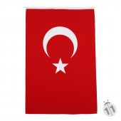 TÜRK BAYRAĞI 80X120CM RAŞEL KUMAŞ - 1
