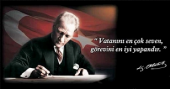 Atatürk Resimli Makam Panosu - 1