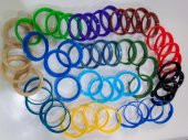 Çelik Jant Göbek Ayarı için Plastik Bilezik Takımı Sarı 3 Renk - 1