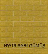 70x23cm 0,16m2 Kendinden Yapışkanlı Duvar Paneli 3D Duvar Kaplama - 7