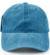 Beyzbol Şapkası 100 Pamuk Düz Eskitme - Yeni Sezon – Son Trend - Mavi - 6