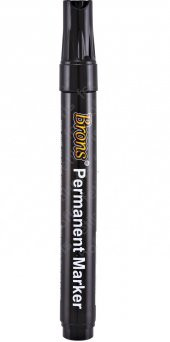 BRONS PERMANENT MARKER SİYAH KALEM - 1
