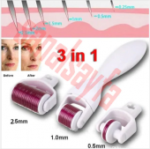 TİTANYUM DERMAROLLER 3'LÜ SET DERMA ROLLER - ORİJİNAL - 1