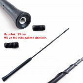 Renault Fluence İçin Tavan Çubuk Anten (29 cm) Yüksek Çekim Gücü AM/FM Radyo Uyumlu - 1