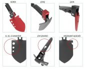 Multitools Portatif Kazma Kürek 1.sınıf kalite - Yerli Üretim - 4