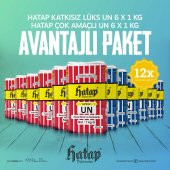 Hatap Lüks Un 6 x 1 KG + Çok Amaçlı Un 6 x 1 KG Avantajlı Paket - 1