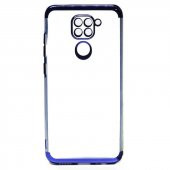 Xiaomi Redmi Note 9 Kılıf Köşeleri Renkli Kamera Çıkıntlı Şeffaf - 1