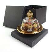 Elsanat On Yıldız Lokumluk Gold Metalik Kurumsal Hediye - 1