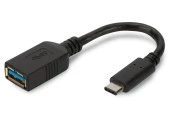 DIGITUS AK-300315-001-S 0,15m T USB C E-USB A D thumbnail 1