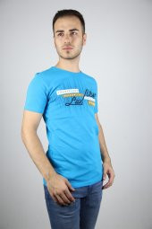 Blackcoach Erkek Bisiklet Yaka Nakış Eva Slim-Fit T-Shirt - 2