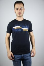 Blackcoach Erkek Bisiklet Yaka Nakış Eva Slim-Fit T-Shirt - 3