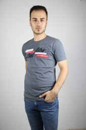 Blackcoach Erkek Bisiklet Yaka Nakış Eva Slim-Fit T-Shirt - 5