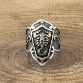 925 Ayar Gümüş Akrep Simgeli Başparmak Zihgir Yüzüğü thumbnail 4