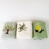 Ağaç Desenli Mutfak El Bezi Altılı Paket - 3