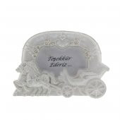 3 Adet 12x9cm At Arabası Fotoğraf Çerçevesi - 1