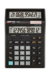 Gıpta Hesap Makinası Masa Üstü 12 Hane F3043 - 1