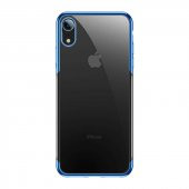 Orijinal Baseus iPhone XR 6.1 Kılıf Glitter Köşleri Renkli Şefaf - 3