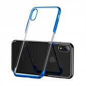 Orijinal Baseus iPhone XR 6.1 Kılıf Glitter Köşleri Renkli Şefaf - 8