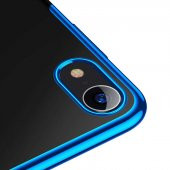 Orijinal Baseus iPhone XR 6.1 Kılıf Glitter Köşleri Renkli Şefaf - 10