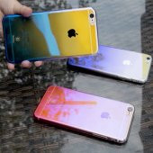 Ceponya Apple iPhone 7 Baseus Renk Geçişli Glaze Case Kılıf - 11