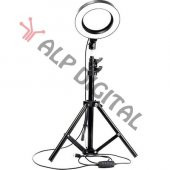 Tiktok Youtube Vlog Blog Makyaj İçin 10inç Ring Light 2m Stand - 2