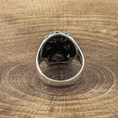 925 Ayar Gümüş Kuru Kafa Motifli Yüzük thumbnail 3