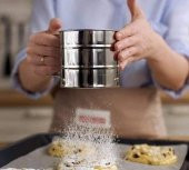 Paslanmaz Değirmenli Un Eleği Pratik Basmalı - 3