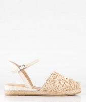 Dolgu Topuklu Ten Kadın Espadril - 3