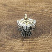 925 Ayar Gümüş Kartal Motifli Kanatlı Yüzük thumbnail 4