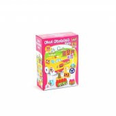 Birlik Oyuncak Okul Otobüsü Blok Set 16 Parça - 1