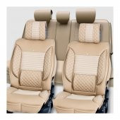 Stil Lüks Oto Koltuk Kılıfı / Bej / Dacia Dokker - 1