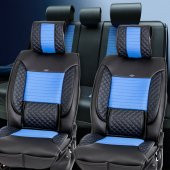 Stil Lüks Oto Koltuk Kılıfı / Siyah Mavi / Fiat Egea - 1