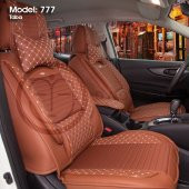 Stil Lüks Oto Koltuk Kılıfı Ön&Arka Takım Airbag Uyumlu - 2