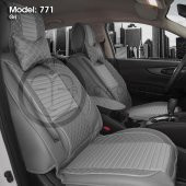 Stil Lüks Oto Koltuk Kılıfı Ön&Arka Takım Airbag Uyumlu - 3