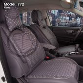 Stil Lüks Oto Koltuk Kılıfı Ön&Arka Takım Airbag Uyumlu - 4