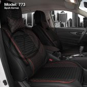 Stil Lüks Oto Koltuk Kılıfı Ön&Arka Takım Airbag Uyumlu - 5
