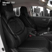 Stil Lüks Oto Koltuk Kılıfı Ön&Arka Takım Airbag Uyumlu - 8