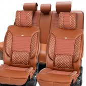 Stil Hafif Ticari Koltuk Kılıfı / Taba / Volkswagen Caddy - 1