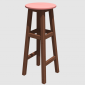 DÖNER TABURE 80cm MAUN İSKELET ( Tabla RENK SEÇENEKLİ ) - 3