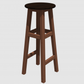 DÖNER TABURE 80cm MAUN İSKELET ( Tabla RENK SEÇENEKLİ ) - 10