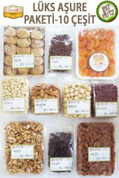 Lüks Aşure Paketi I 10 Çeşit I 2200 Gr I - 1