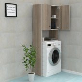Kenzlife çamaşır makinesi dolabı evokiya crd 180*066*40 banyo ofis - 1