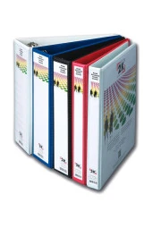 2K Sunum Klasörü Cepli 2 Halkalı 90 MM Beyaz 09-2D-B - 1